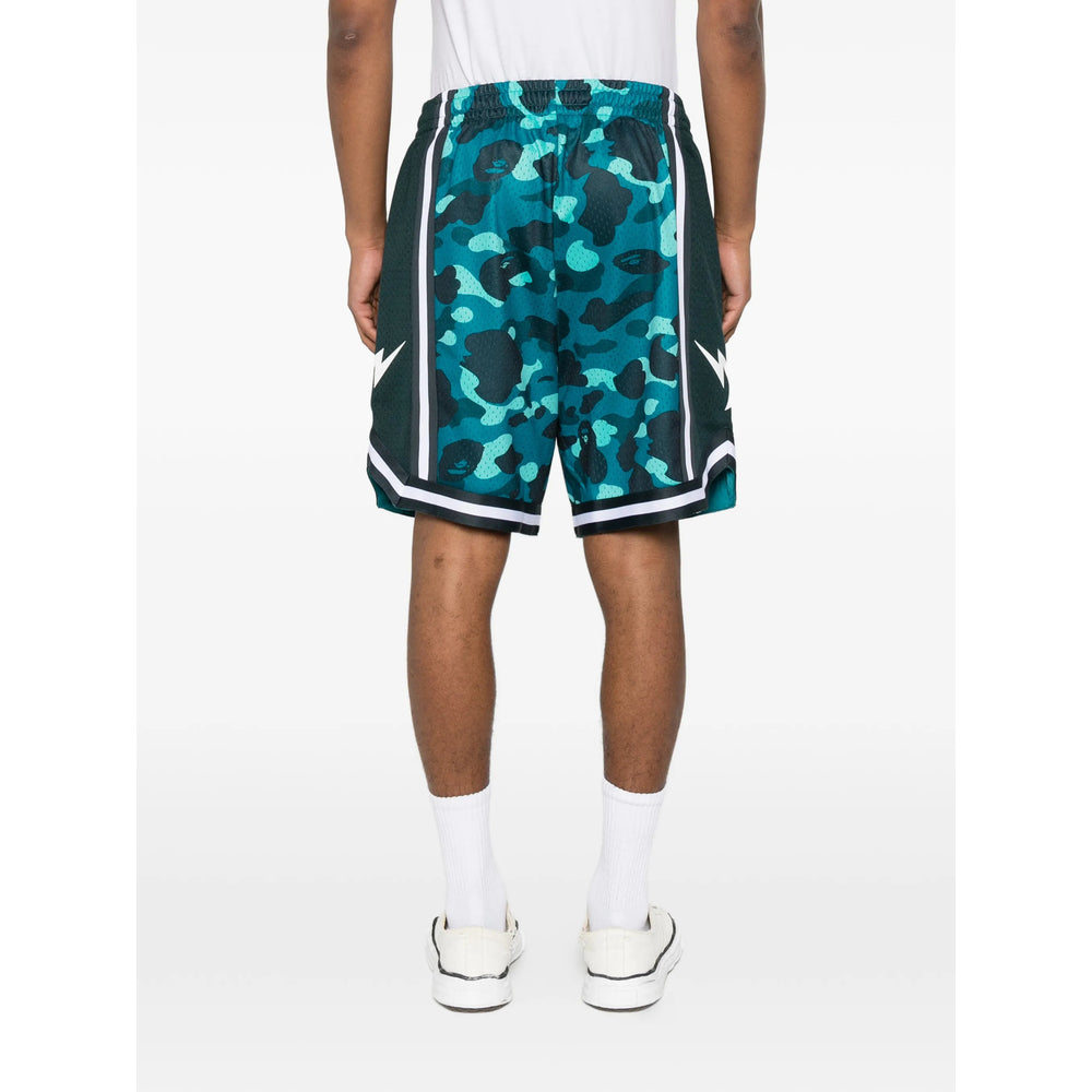 A Bathing Ape® Green Shorts - Track & Running Shorts Men A Bathing Ape®
