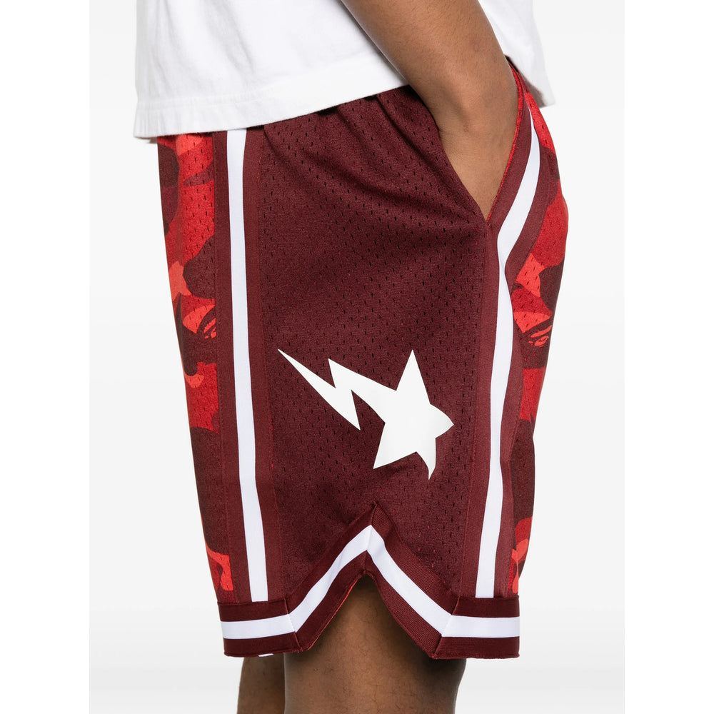 A Bathing Ape® Red Shorts - Track & Running Shorts Men A Bathing Ape®