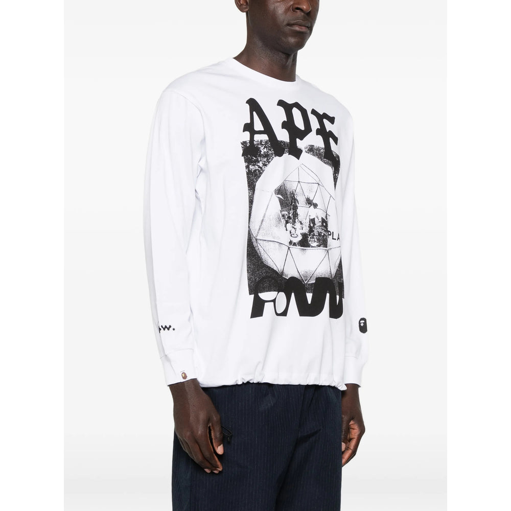 A Bathing Ape® White T-Shirts & Vests - T-Shirts Men A Bathing Ape®