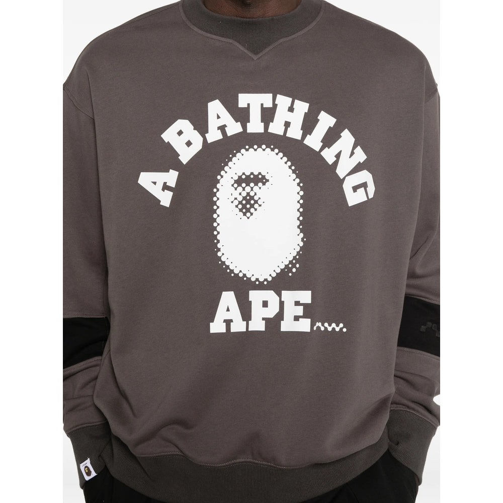 A Bathing Ape® Grey Performance Tops - Sport Sweatshirts & Hoodies Men A Bathing Ape®