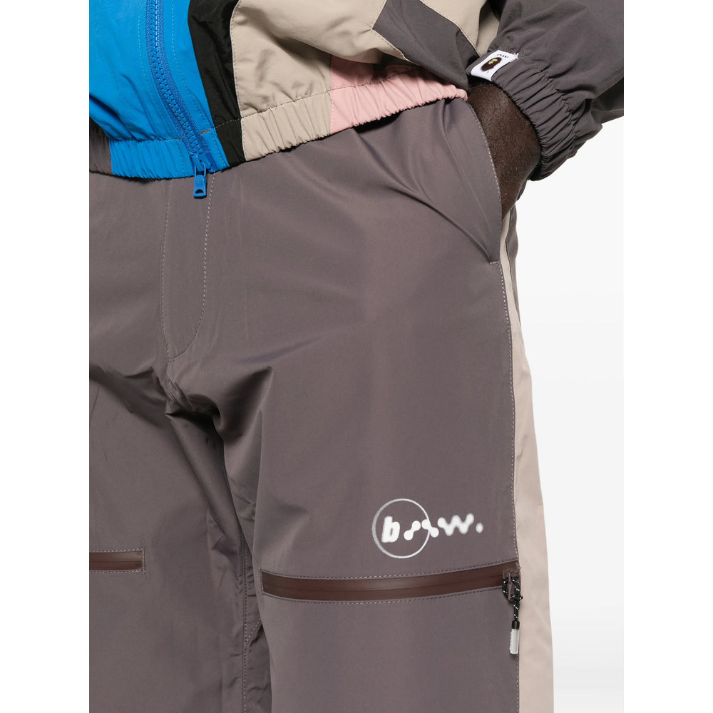 A Bathing Ape® Grey Performance Trousers - Performance Track Pants Men A Bathing Ape®