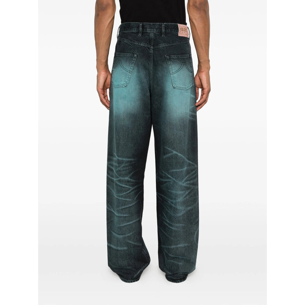 Kenzo Blue Denim - Regular & Straight-Leg Jeans Men KENZO