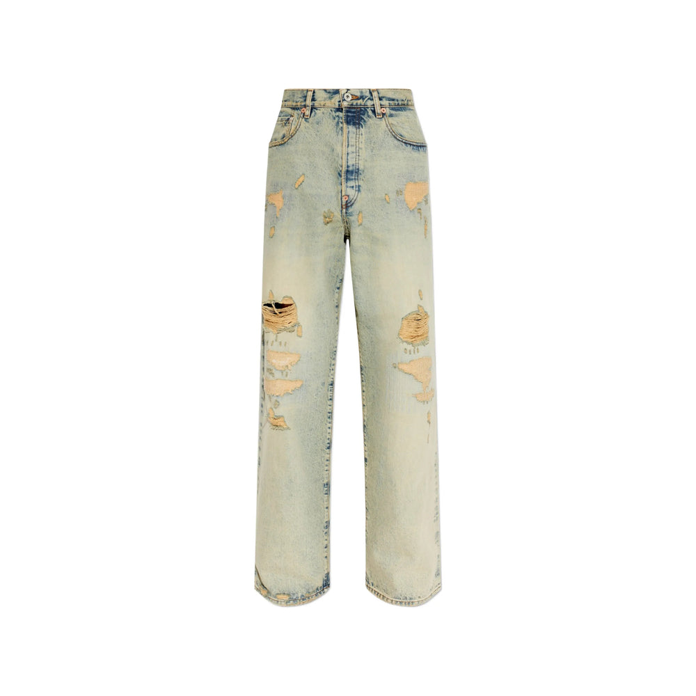 Kenzo Blue Denim - Loose-Fit Jeans Men KENZO