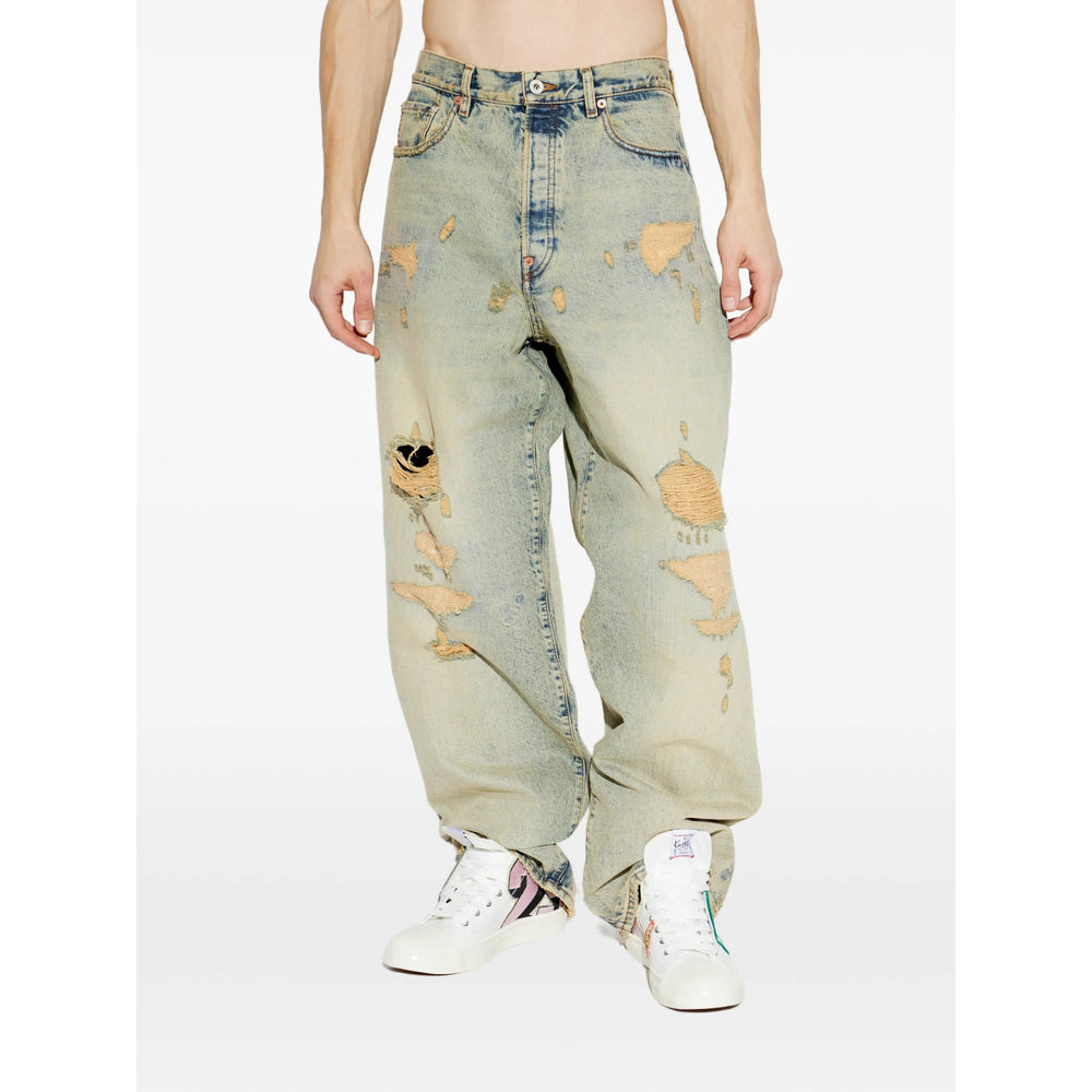 Kenzo Blue Denim - Loose-Fit Jeans Men KENZO