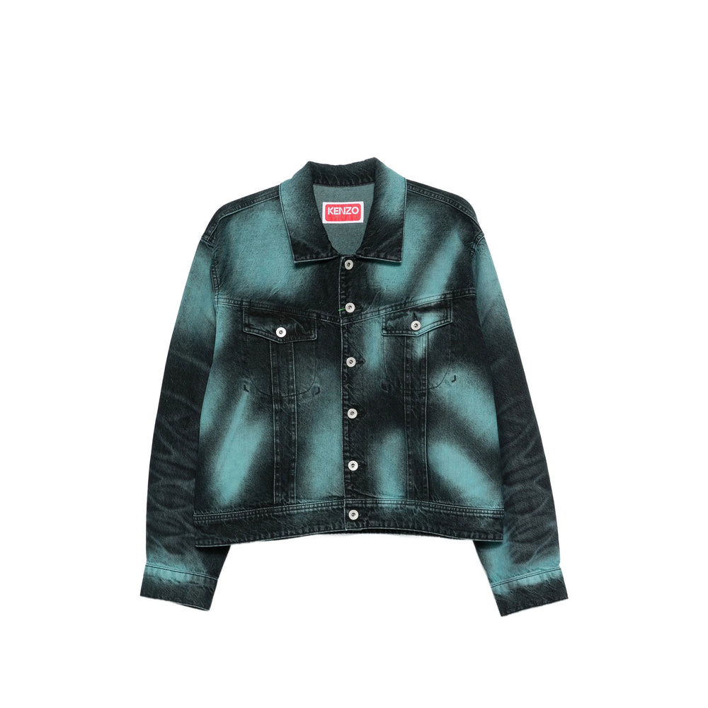 Kenzo Green Jackets - Denim Jackets Men KENZO