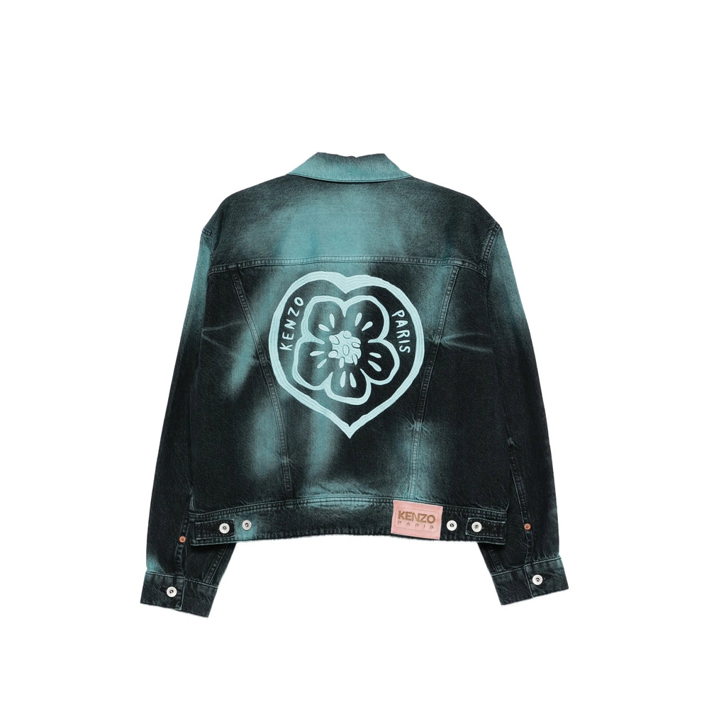 Kenzo Green Jackets - Denim Jackets Men KENZO