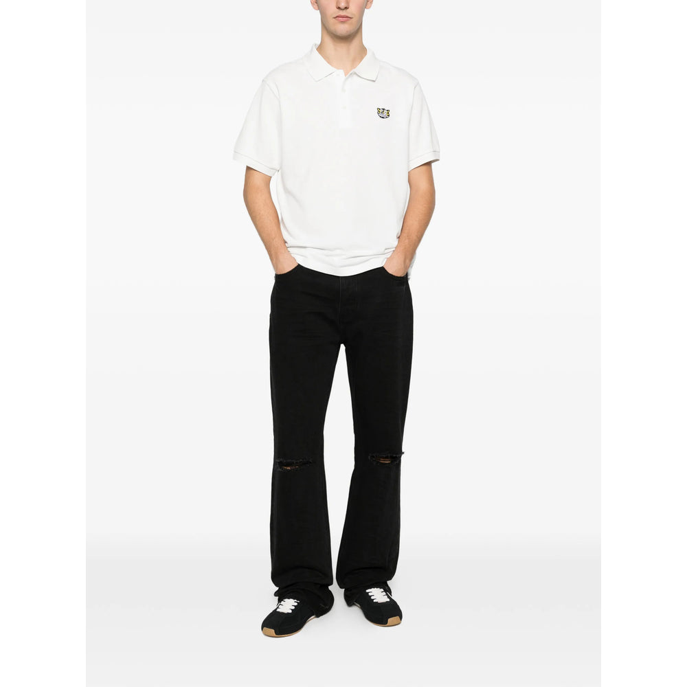 Kenzo White Polo Shirts Men KENZO