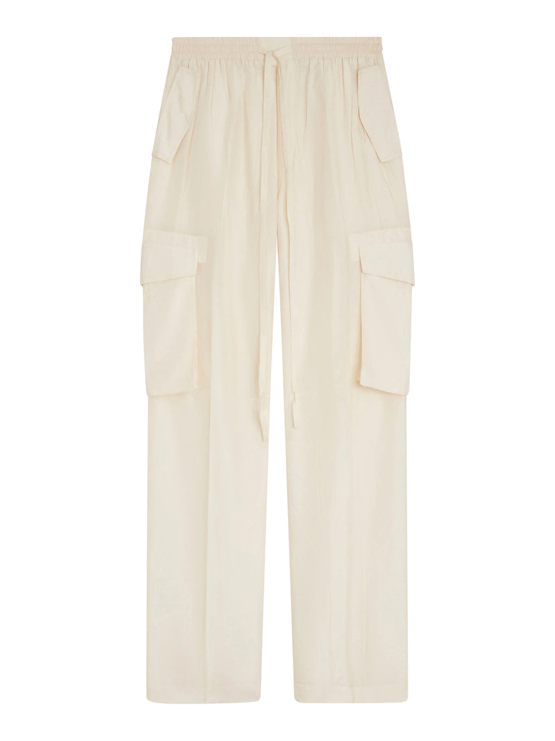 Phoebe Philo Women Silk Cargo Pants PHOEBE PHILO
