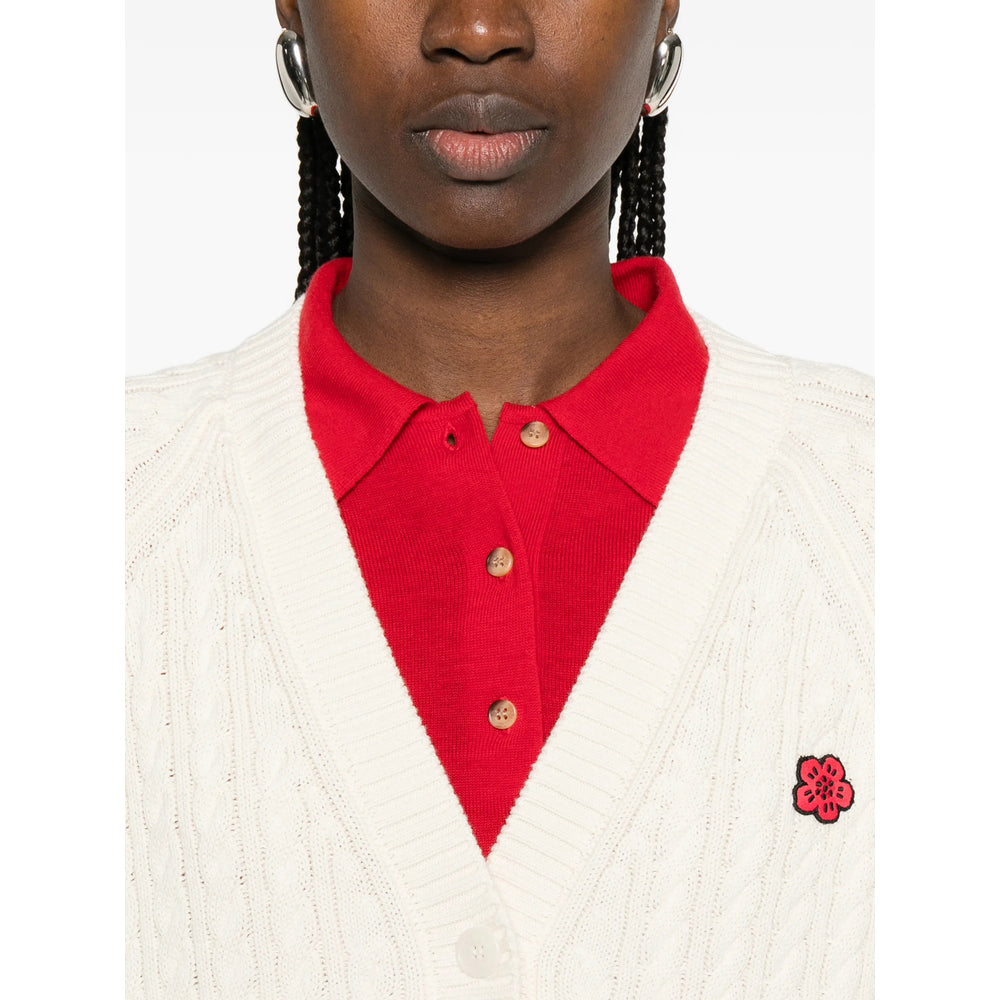 Kenzo Neutrals Knitwear - Cardigans Women KENZO