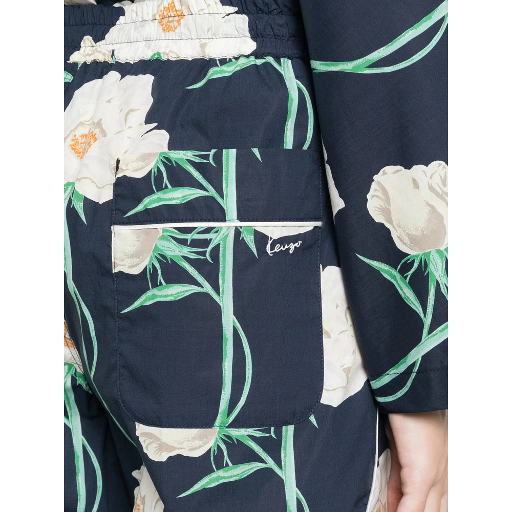 Kenzo Blue Trousers - Straight Trousers Women KENZO