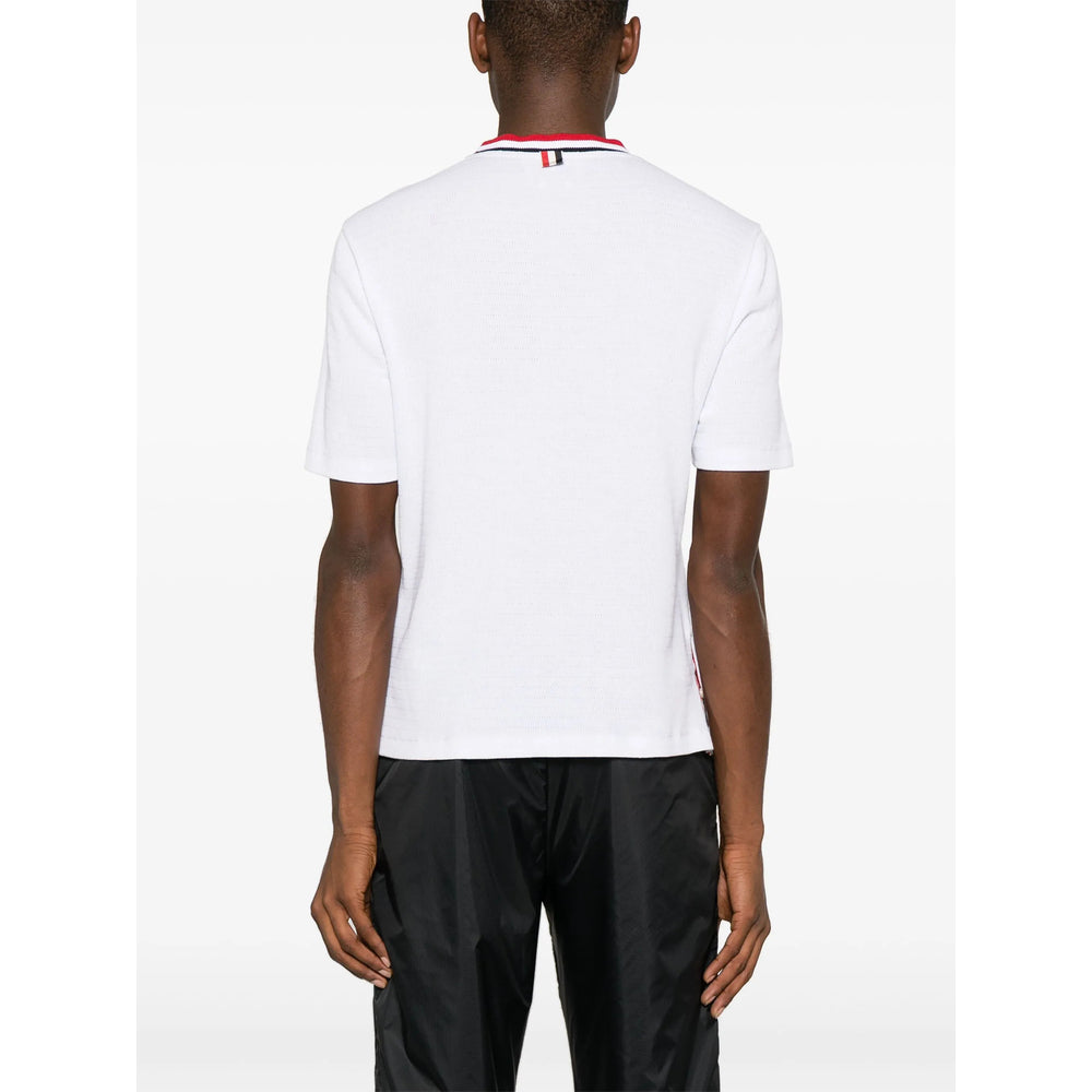 Thom Browne White T-Shirts & Vests - T-Shirts Men THOM BROWNE