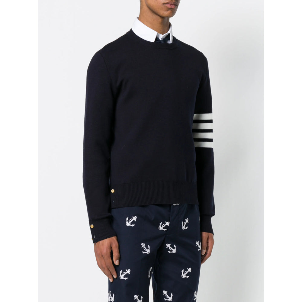 Thom Browne Blue Sweaters & Knitwear - Jumpers Men THOM BROWNE