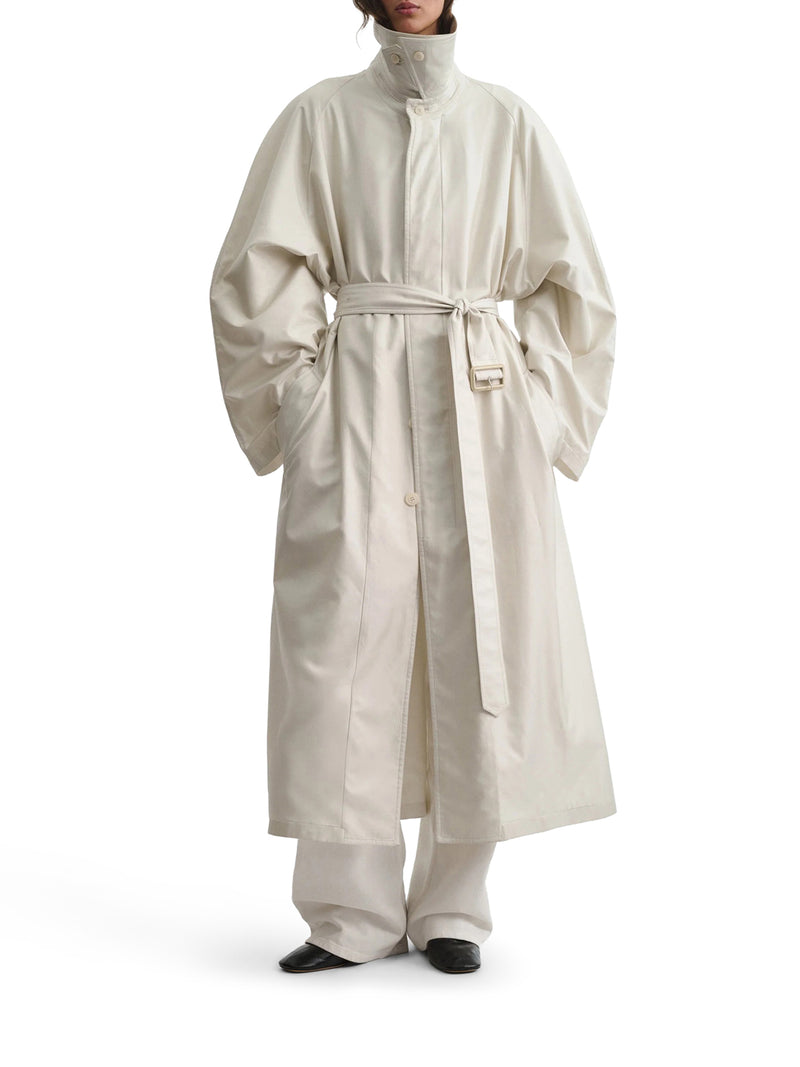 Phoebe Philo Women Big Silk Blend Trench Coat PHOEBE PHILO