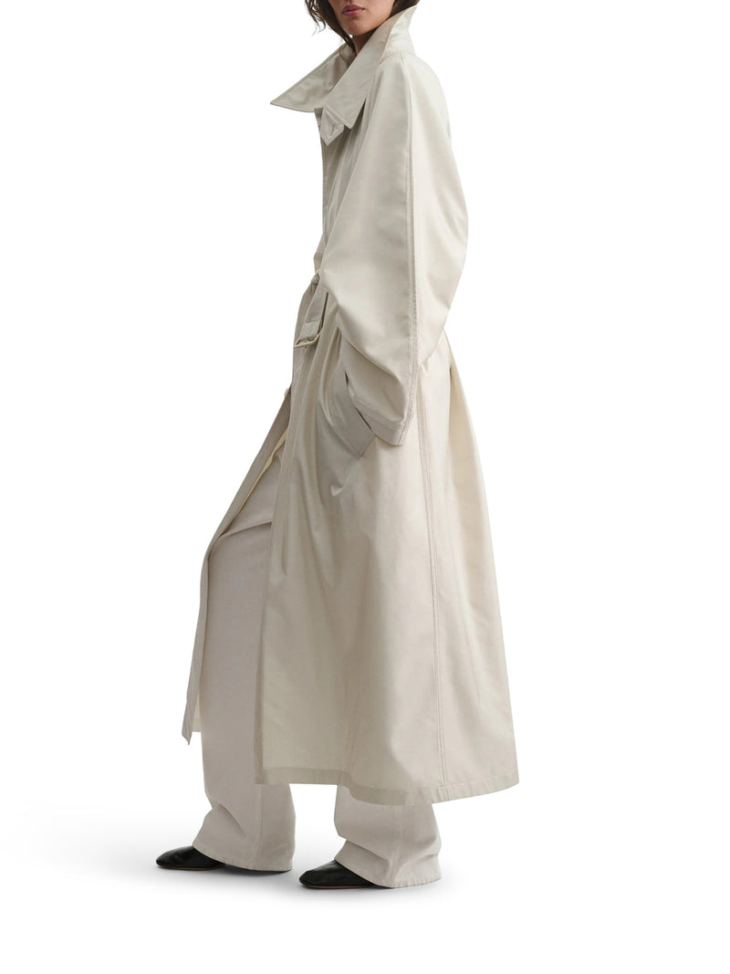 Phoebe Philo Women Big Silk Blend Trench Coat PHOEBE PHILO