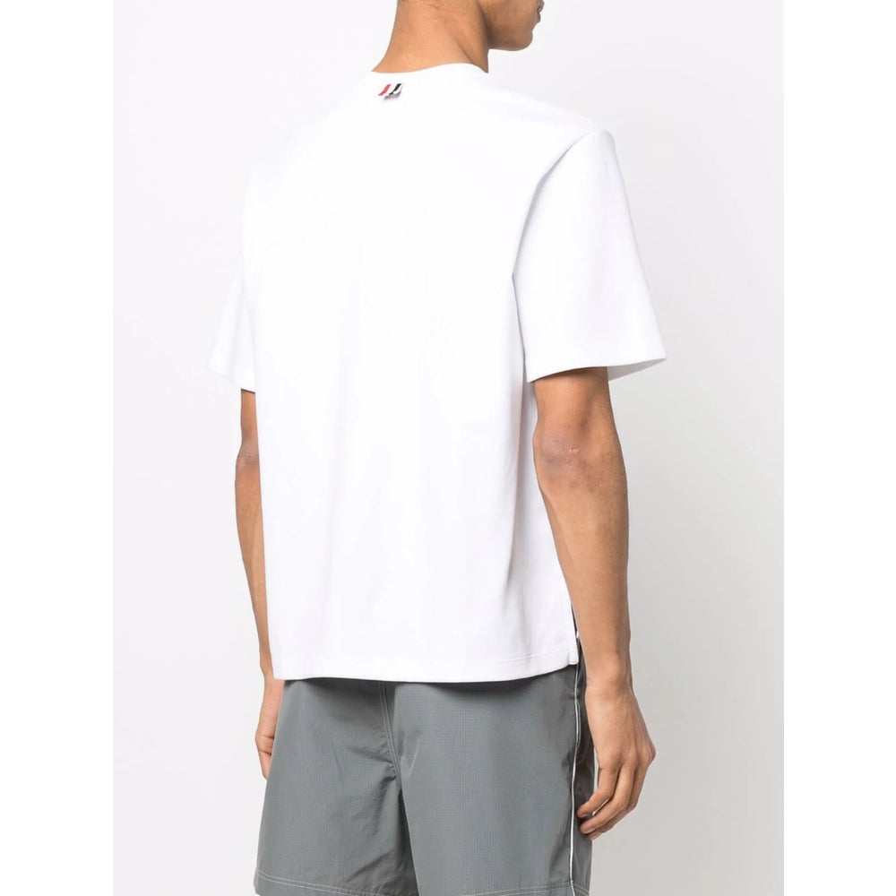 Thom Browne White T-Shirts & Vests - T-Shirts Men THOM BROWNE