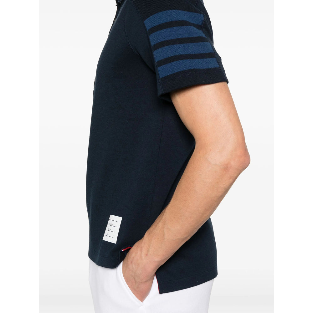 Thom Browne Blue Polo Shirts Men