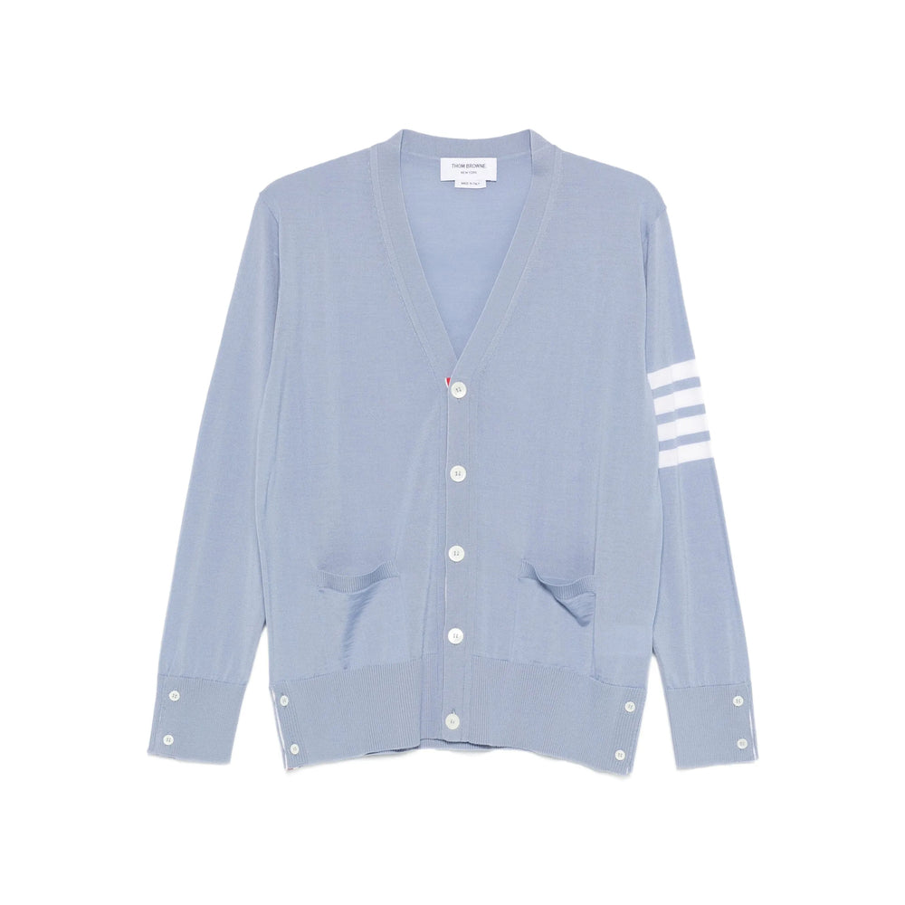 Thom Browne Blue Sweaters & Knitwear - Cardigans Men THOM BROWNE