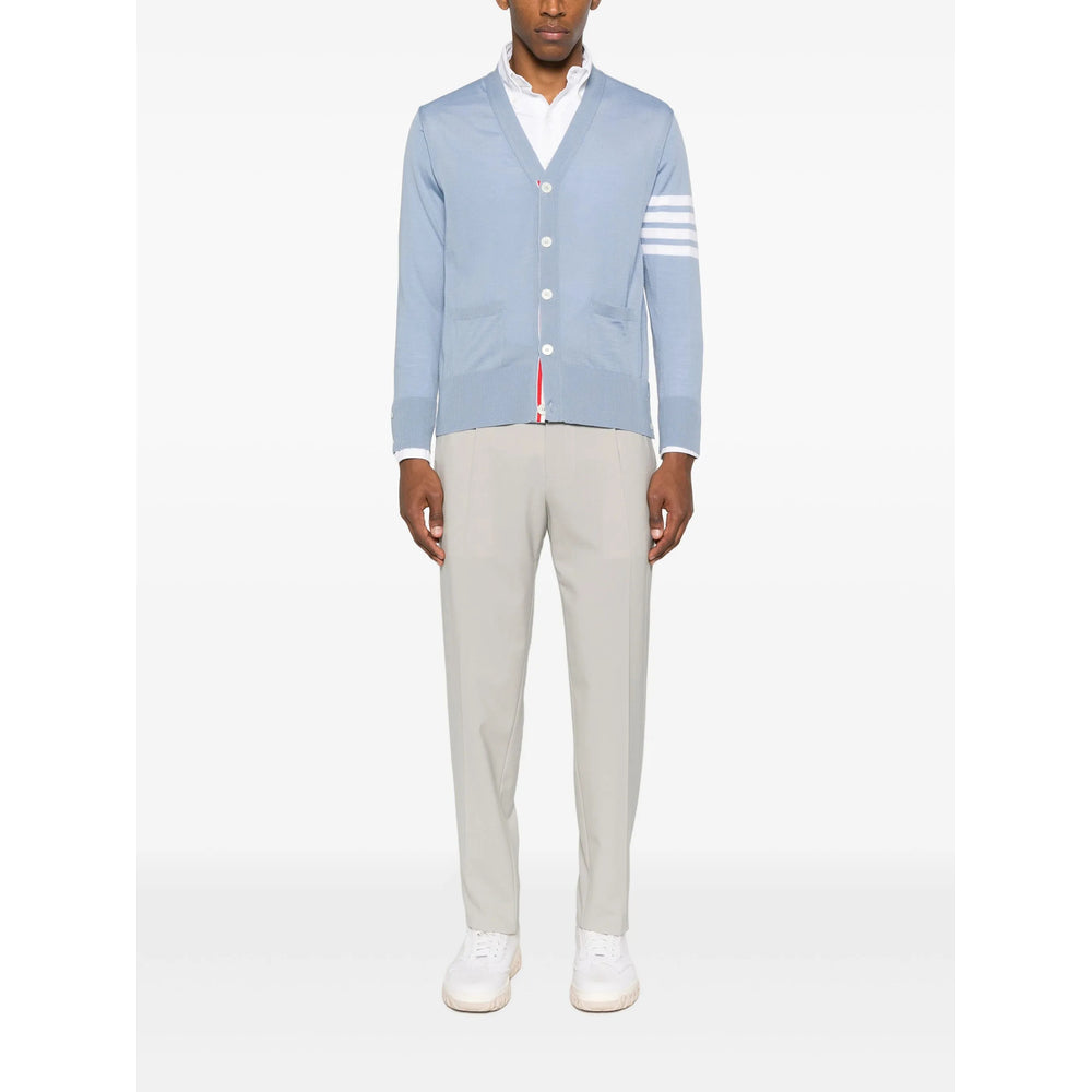 Thom Browne Blue Sweaters & Knitwear - Cardigans Men THOM BROWNE