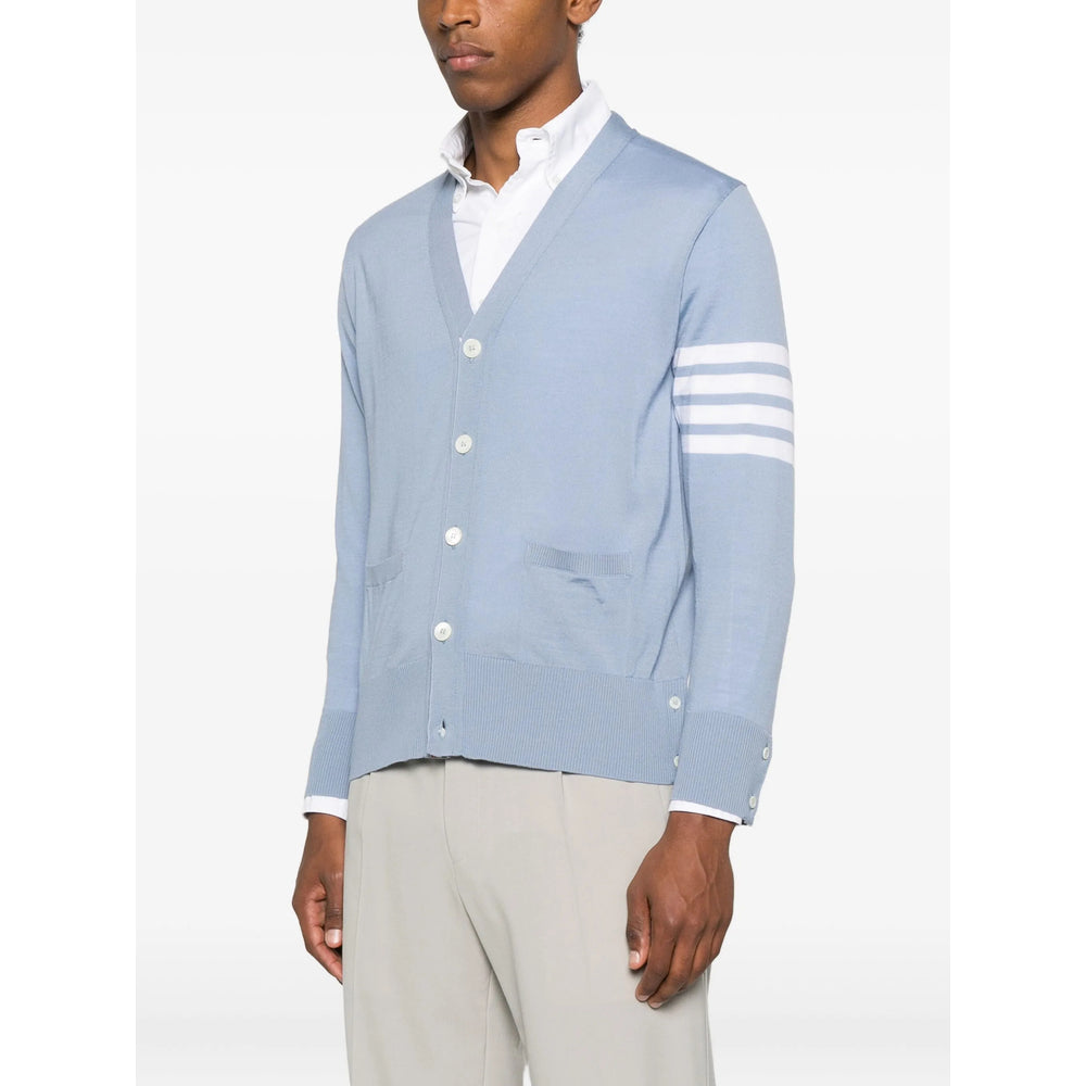 Thom Browne Blue Sweaters & Knitwear - Cardigans Men THOM BROWNE