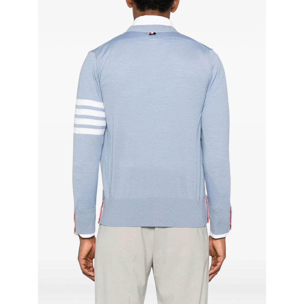 Thom Browne Blue Sweaters & Knitwear - Cardigans Men THOM BROWNE