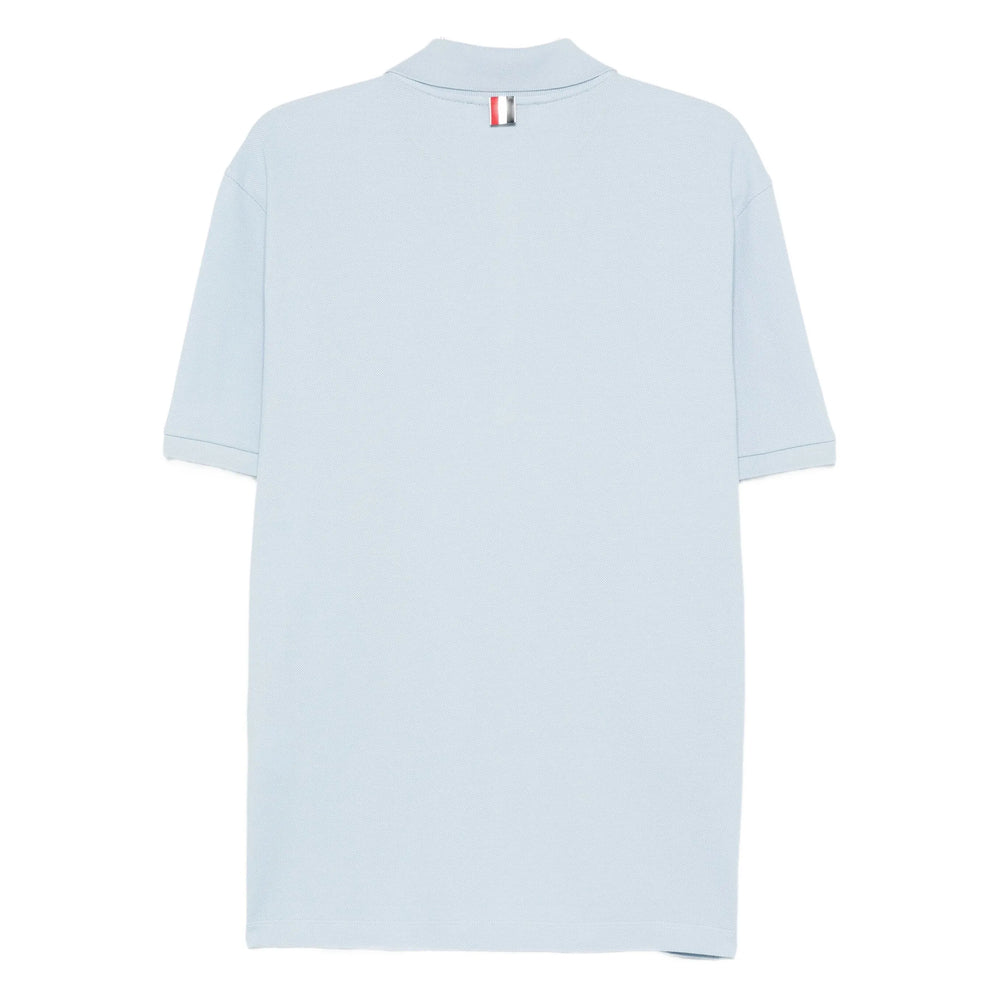 Thom Browne Blue Polo Shirts Men THOM BROWNE