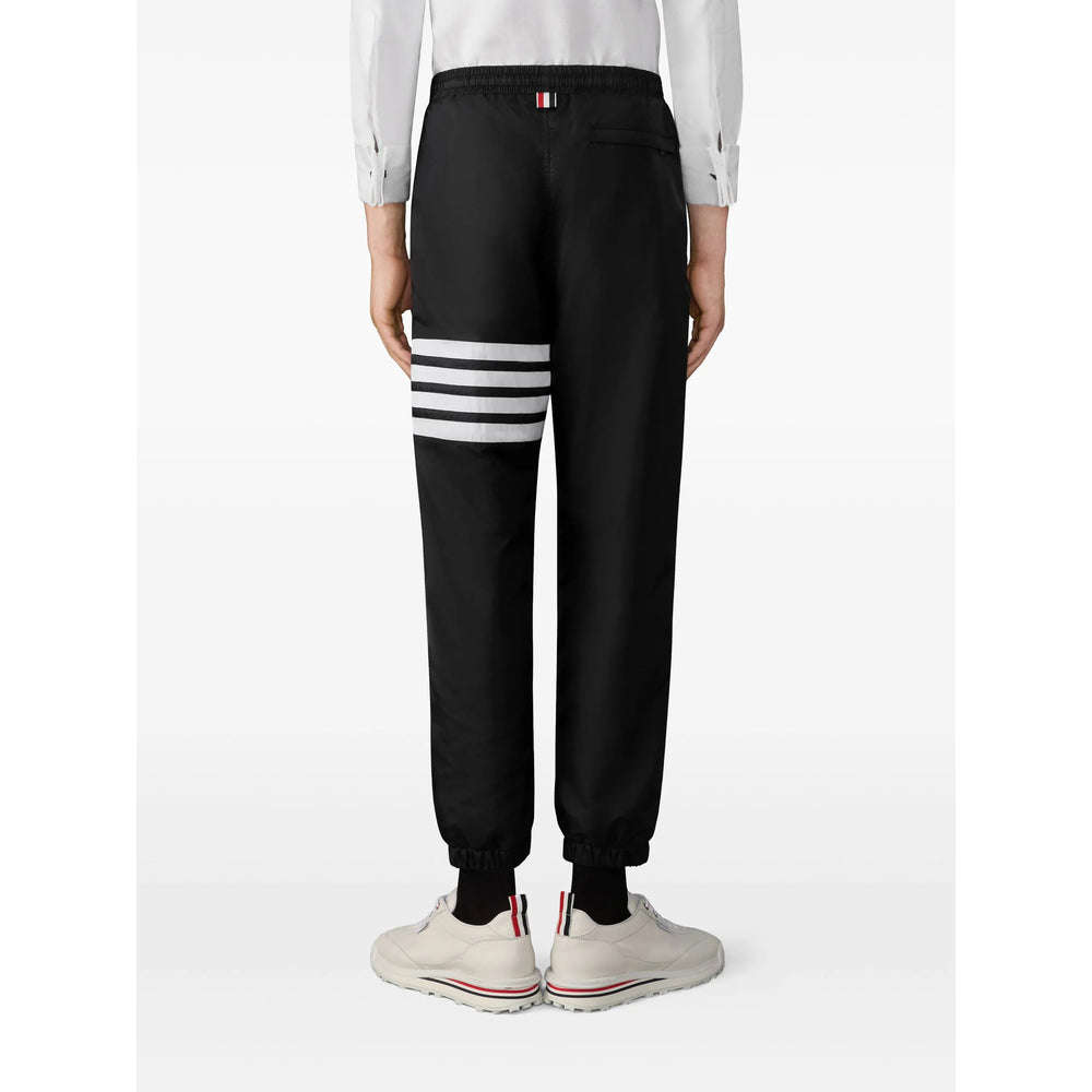 Thom Browne Black Trousers - Track Pants Men THOM BROWNE