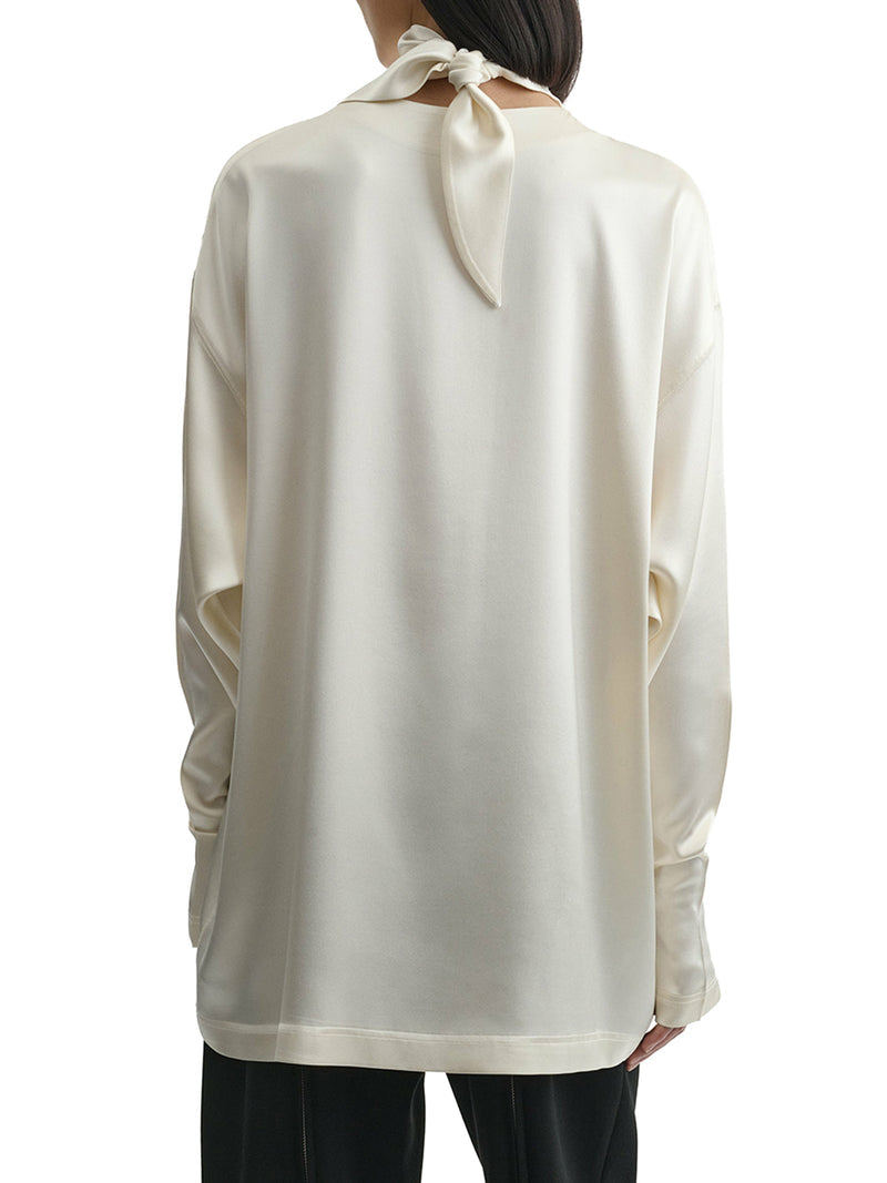 Phoebe Philo Women Silk Knot Neck Top PHOEBE PHILO