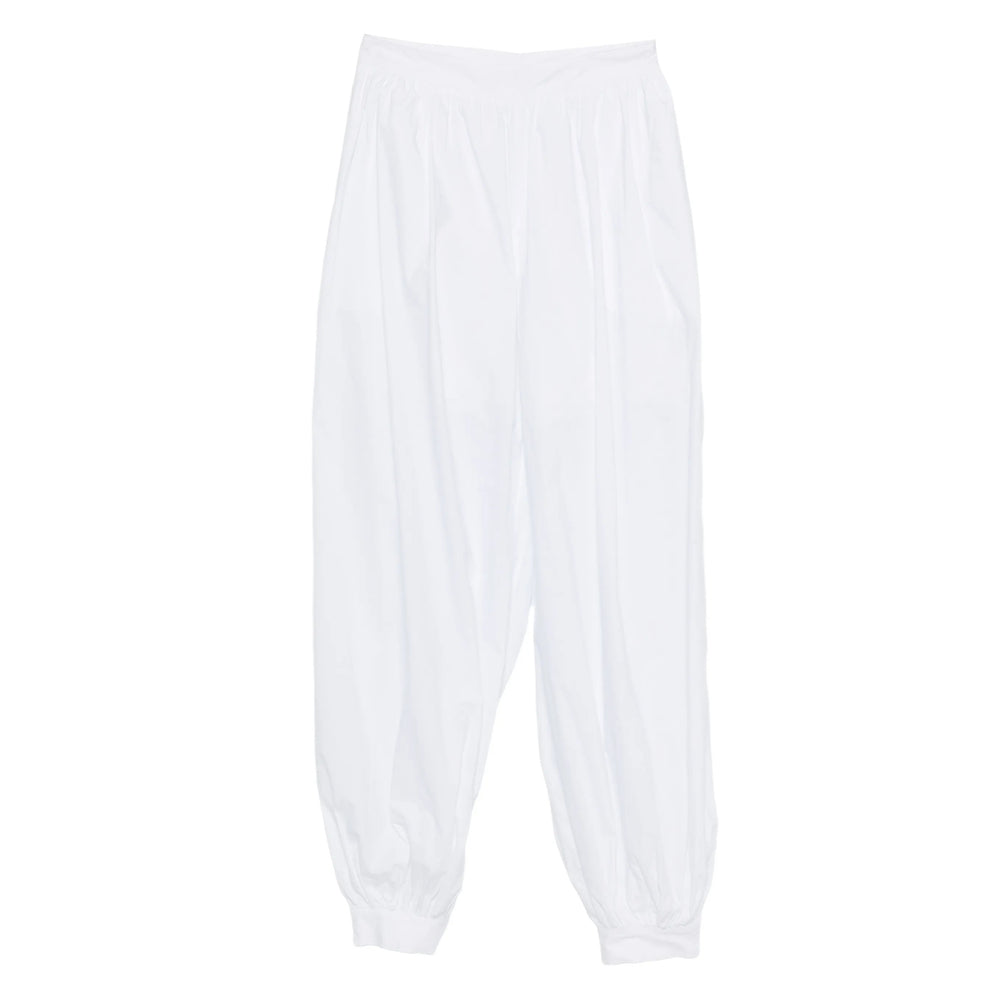 Rotate White Trousers - Tapered Trousers Women ROTATE