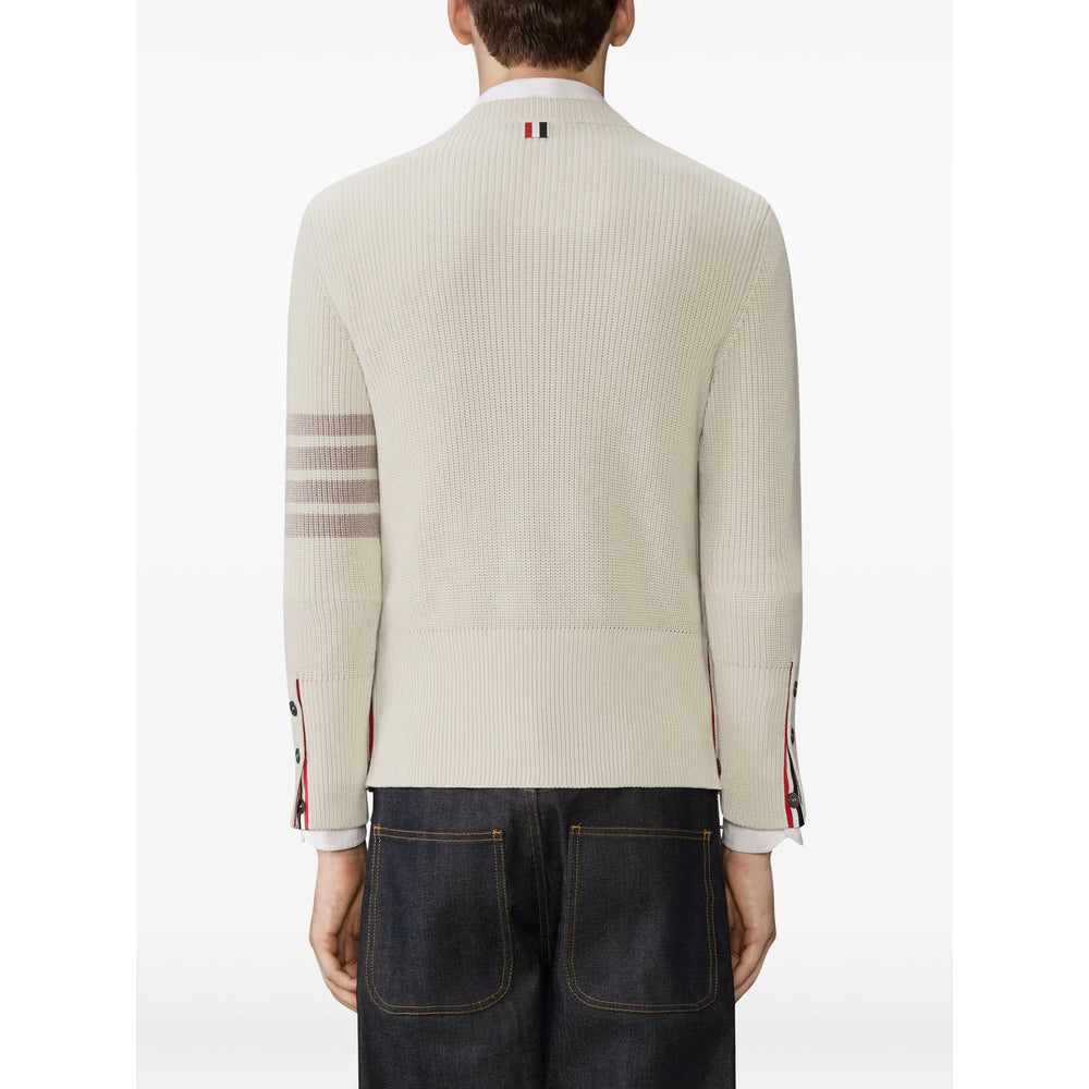 Thom Browne Neutrals Sweaters & Knitwear - Jumpers Men THOM BROWNE