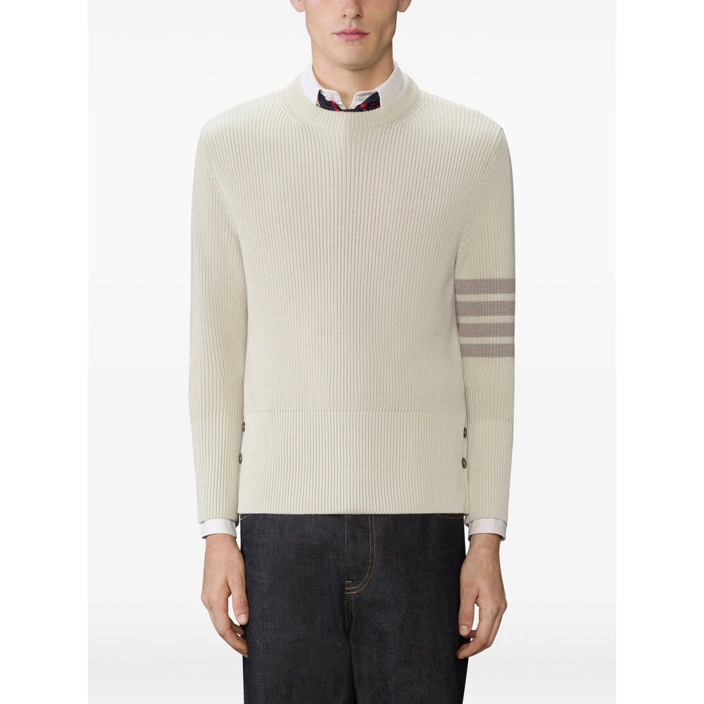 Thom Browne Neutrals Sweaters & Knitwear - Jumpers Men THOM BROWNE