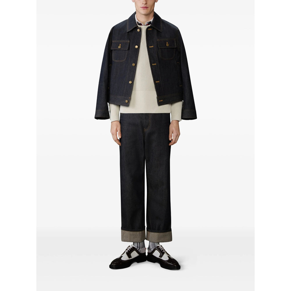 Thom Browne Neutrals Sweaters & Knitwear - Jumpers Men THOM BROWNE