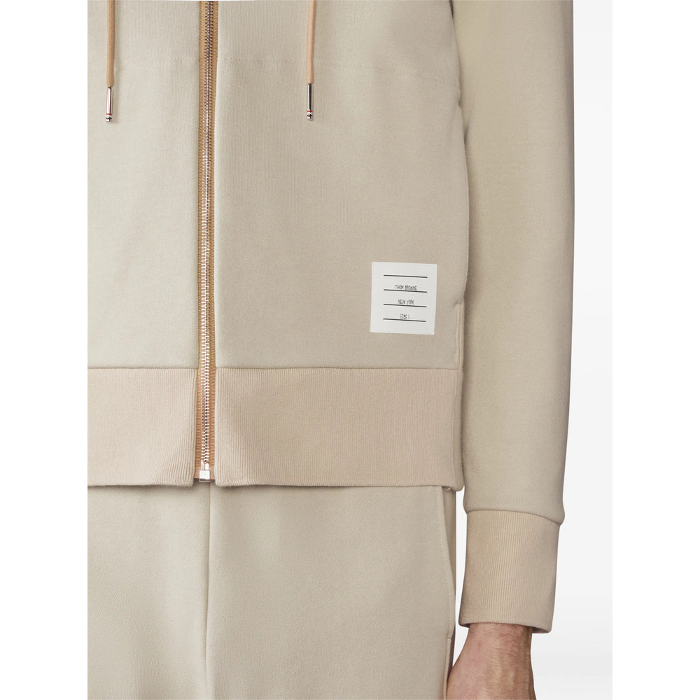 Thom Browne Neutrals Sweaters & Knitwear - Hoodies Men THOM BROWNE