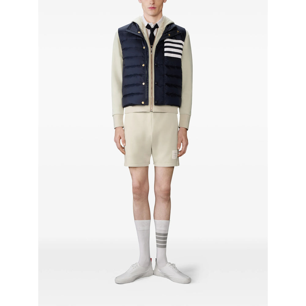 Thom Browne Neutrals Sweaters & Knitwear - Hoodies Men THOM BROWNE