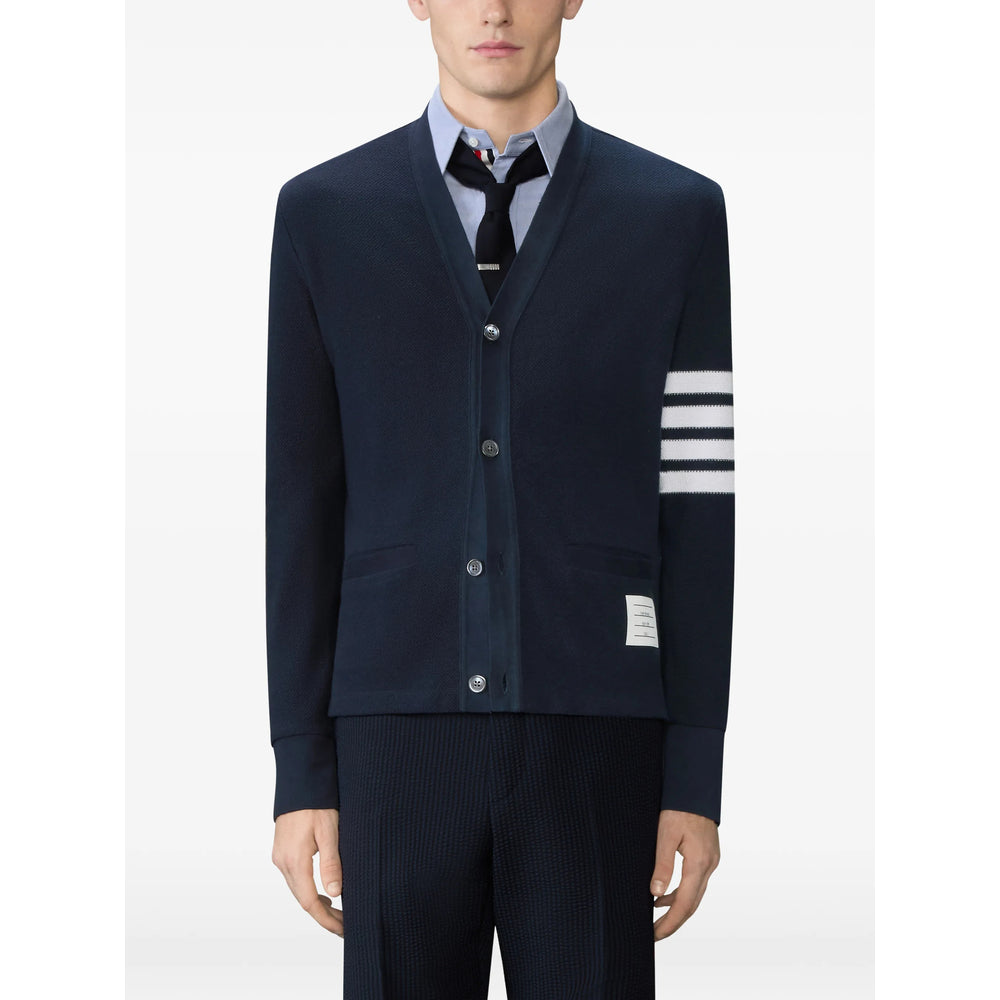 Thom Browne Blue Sweaters & Knitwear - Cardigans Men THOM BROWNE
