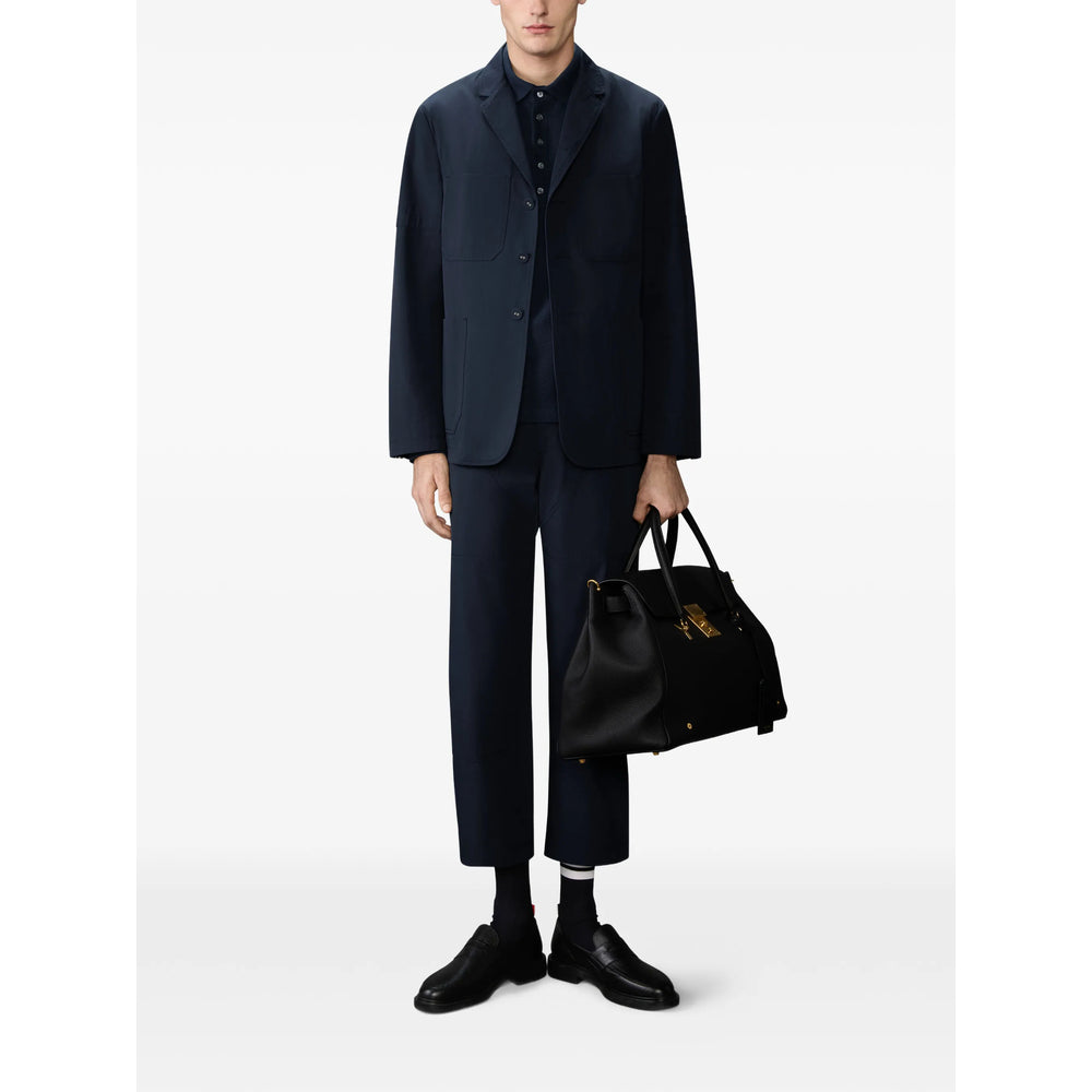 Thom Browne Blue Polo Shirts Men THOM BROWNE