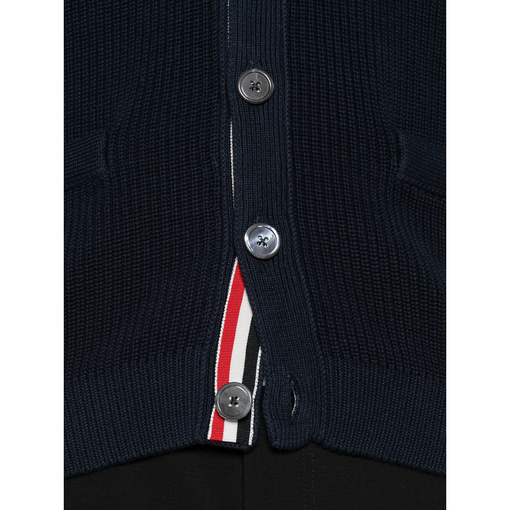 Thom Browne Blue Sweaters & Knitwear - Cardigans Men THOM BROWNE