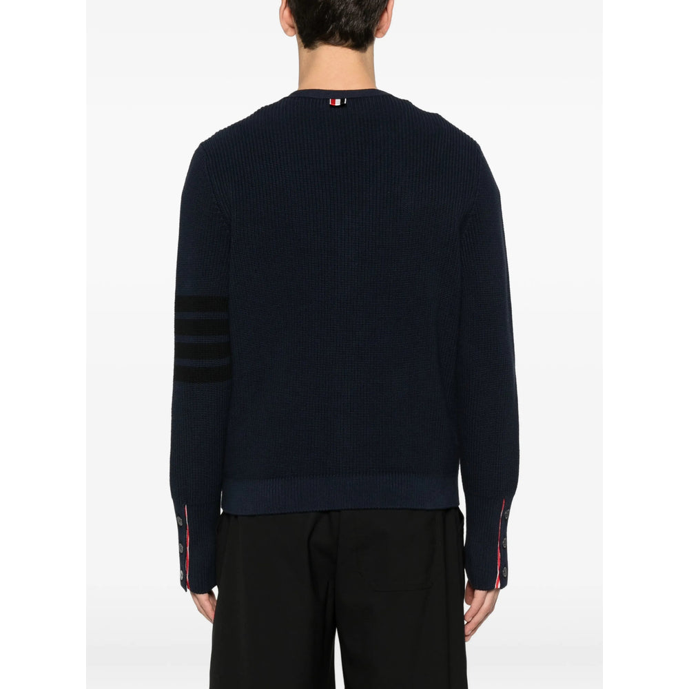 Thom Browne Blue Sweaters & Knitwear - Cardigans Men THOM BROWNE