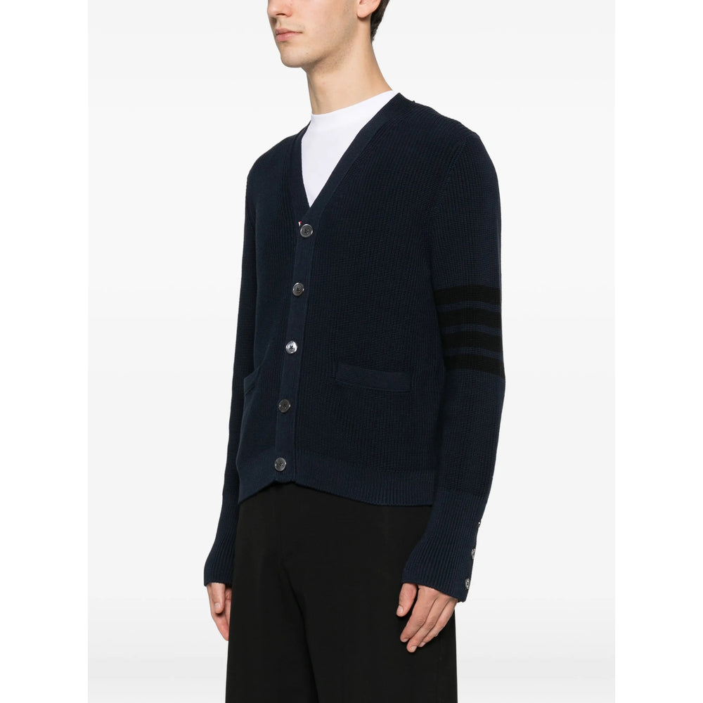 Thom Browne Blue Sweaters & Knitwear - Cardigans Men THOM BROWNE