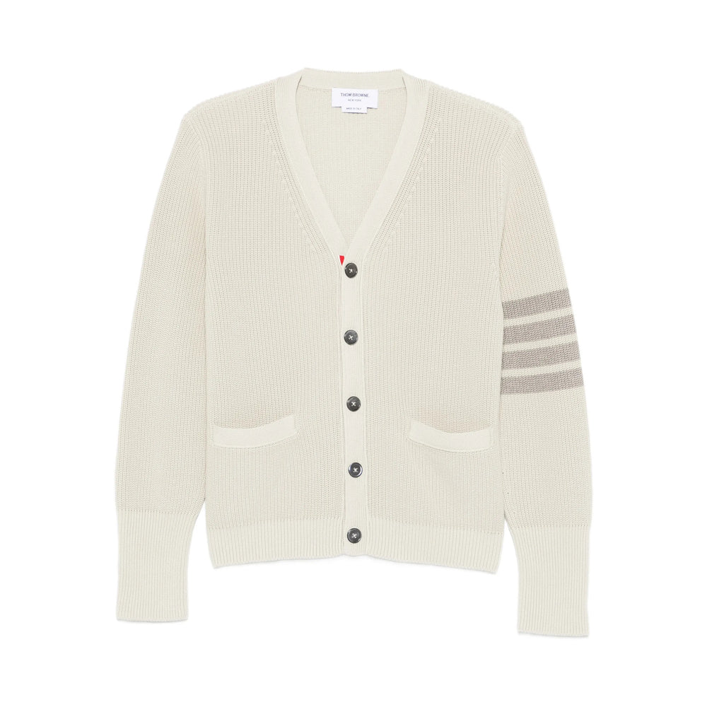 Thom Browne Neutrals Sweaters & Knitwear - Cardigans Men THOM BROWNE