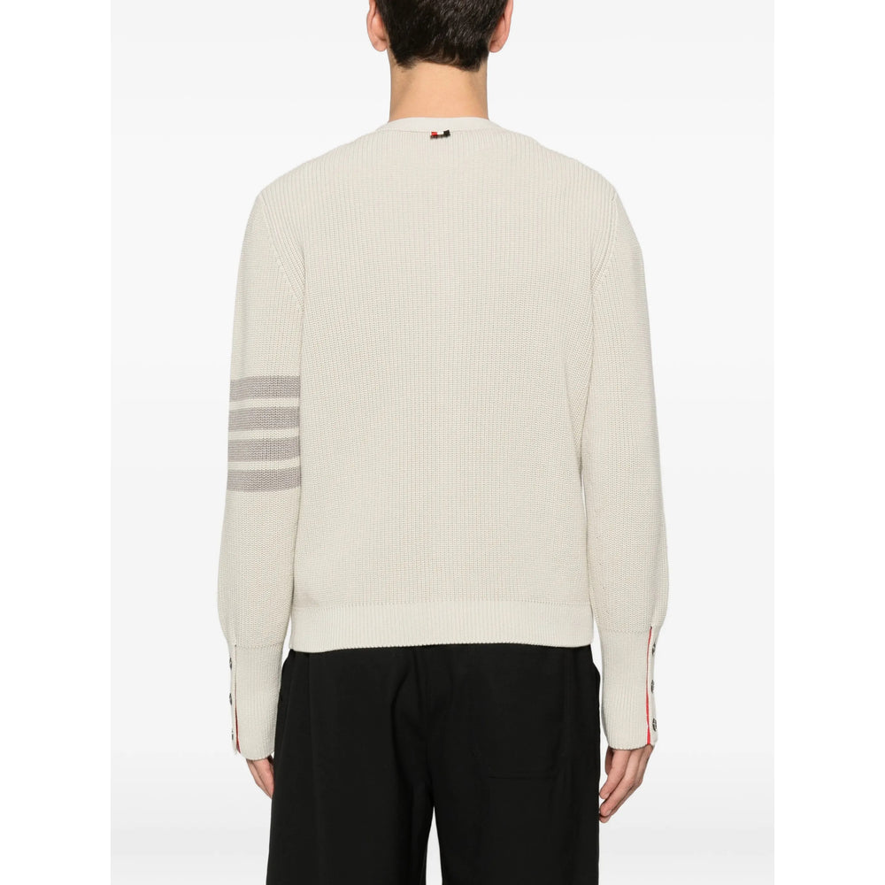 Thom Browne Neutrals Sweaters & Knitwear - Cardigans Men THOM BROWNE