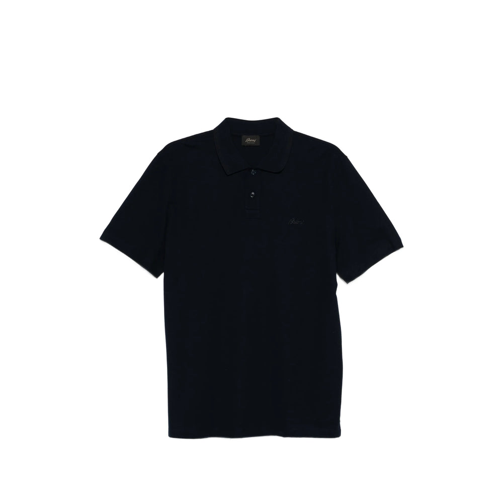 Brioni Blue Polo Shirts Men BRIONI