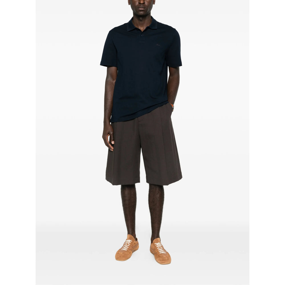 Brioni Blue Polo Shirts Men BRIONI