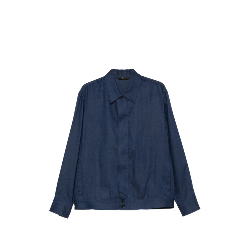 Brioni Blue Jackets - Shirt Jackets Men BRIONI