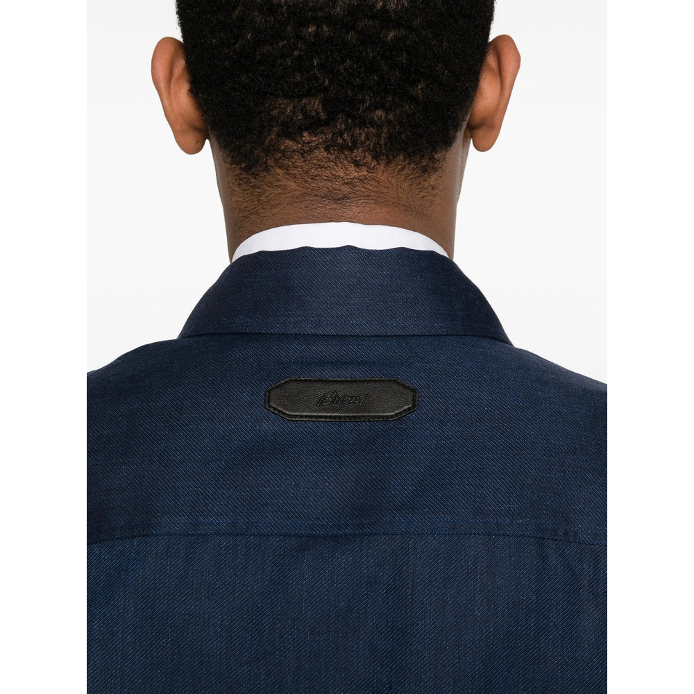 Brioni Blue Jackets - Shirt Jackets Men BRIONI