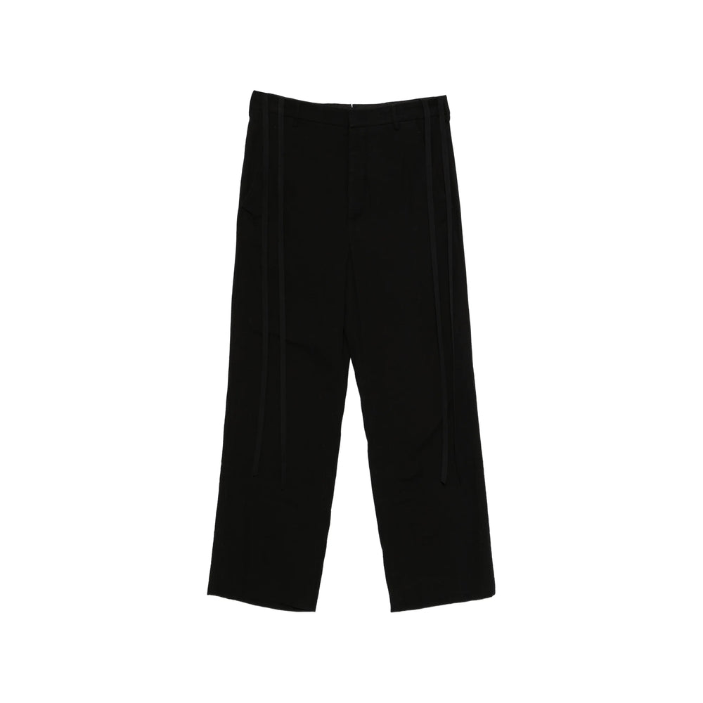 Ann Demeulemeester Black Trousers - Regular & Straight-Leg Trousers Men ANN DEMEULEMEESTER