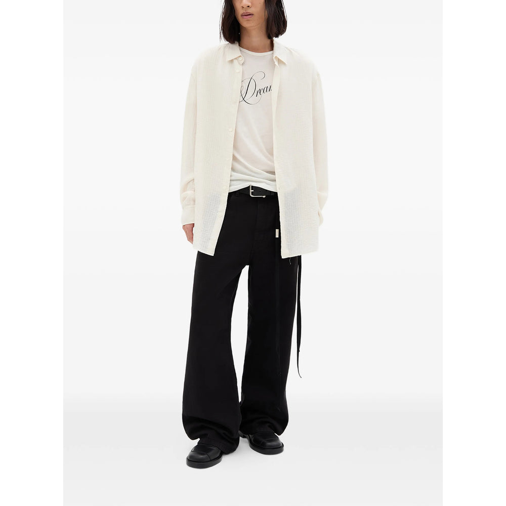 Ann Demeulemeester Neutrals Shirts Men ANN DEMEULEMEESTER