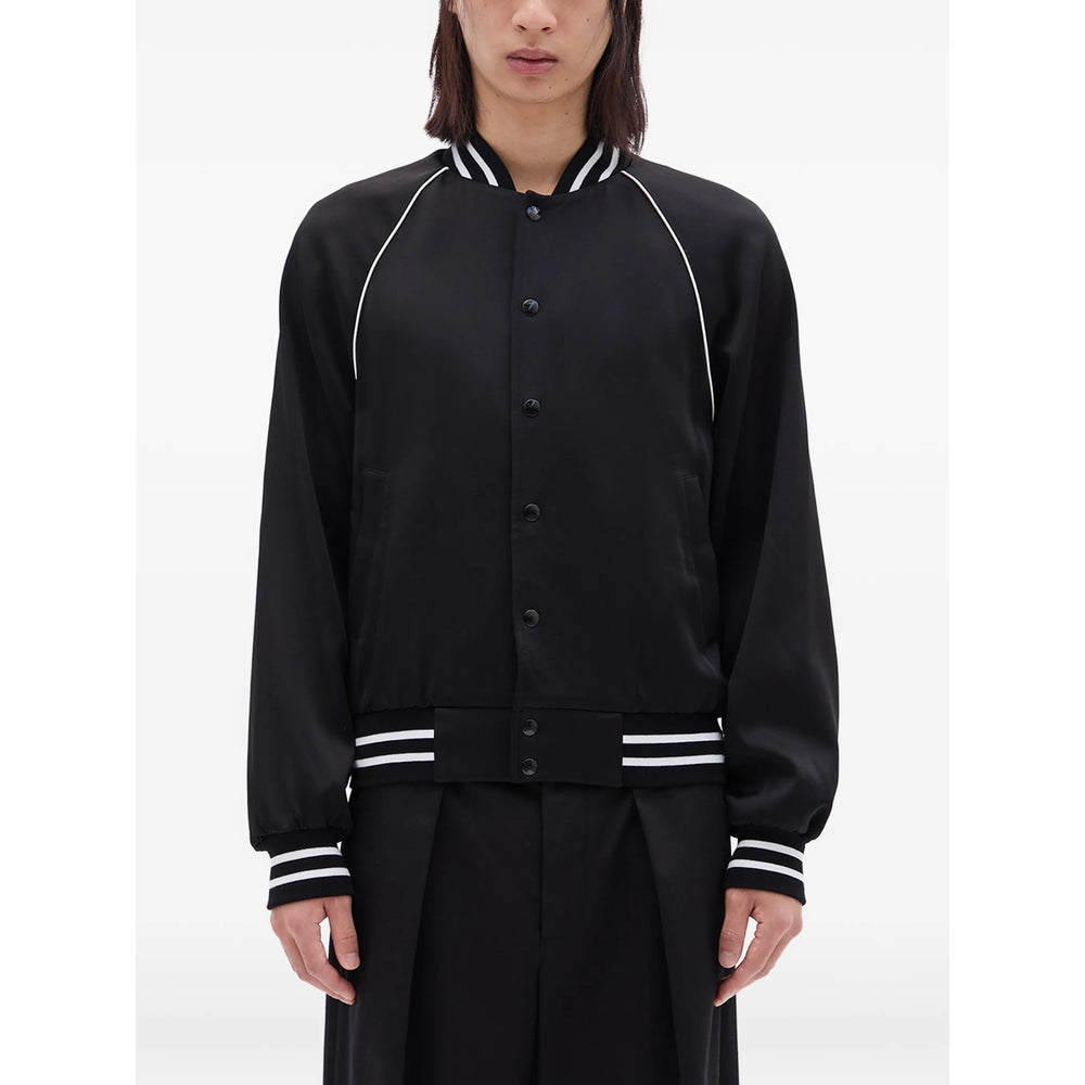 Ann Demeulemeester Black Jackets - Bomber Jackets Men ANN DEMEULEMEESTER