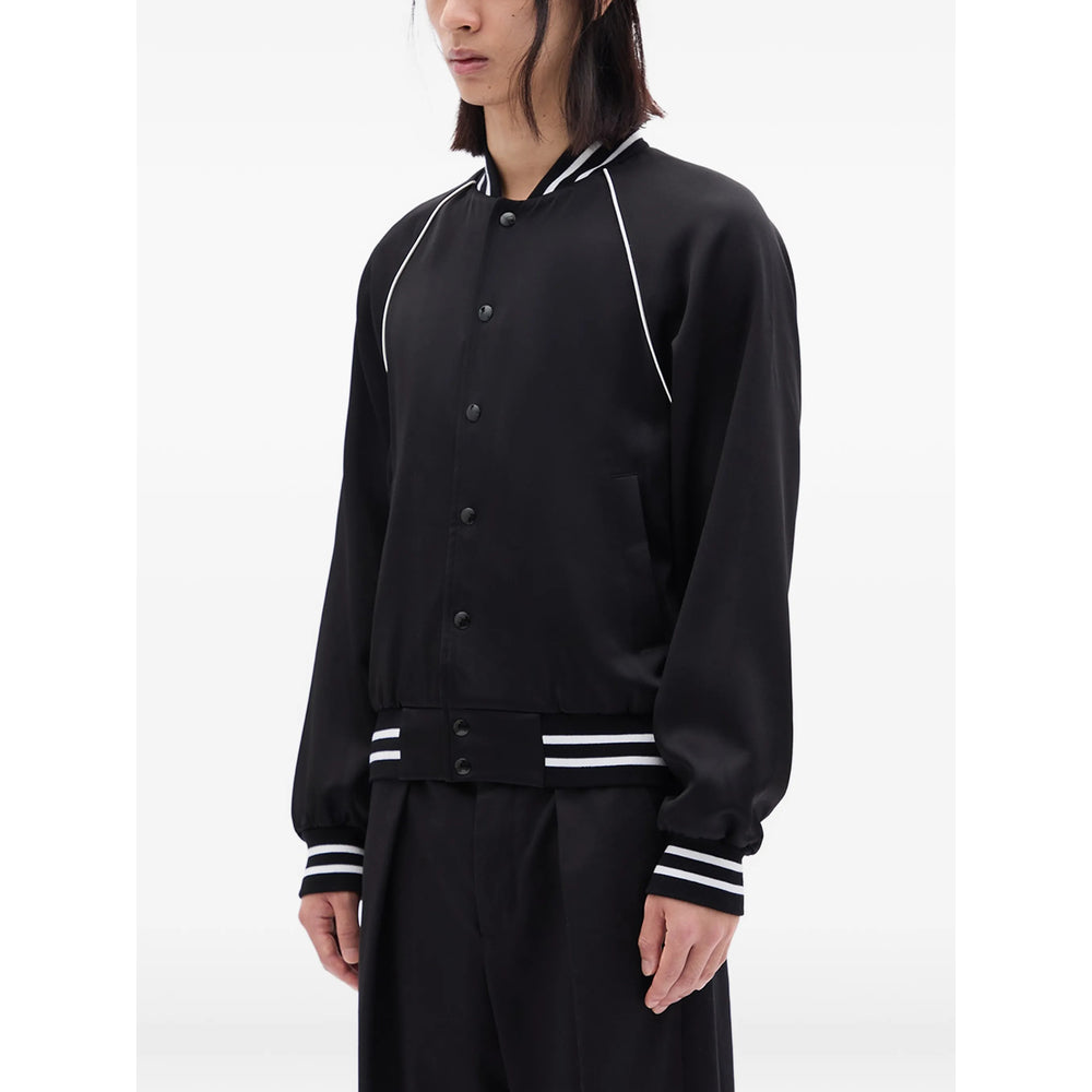 Ann Demeulemeester Black Jackets - Bomber Jackets Men ANN DEMEULEMEESTER