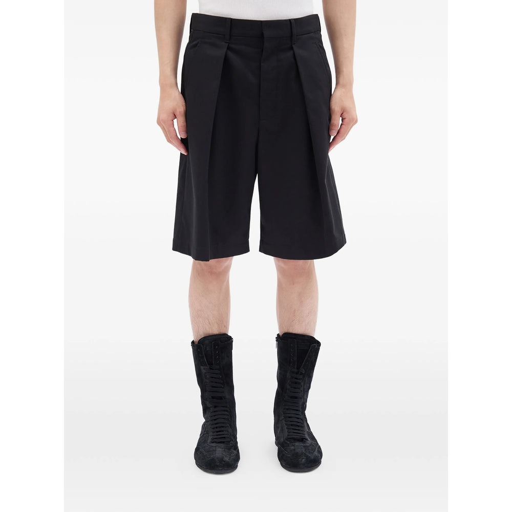Ann Demeulemeester Black Shorts - Tailored Shorts Men ANN DEMEULEMEESTER