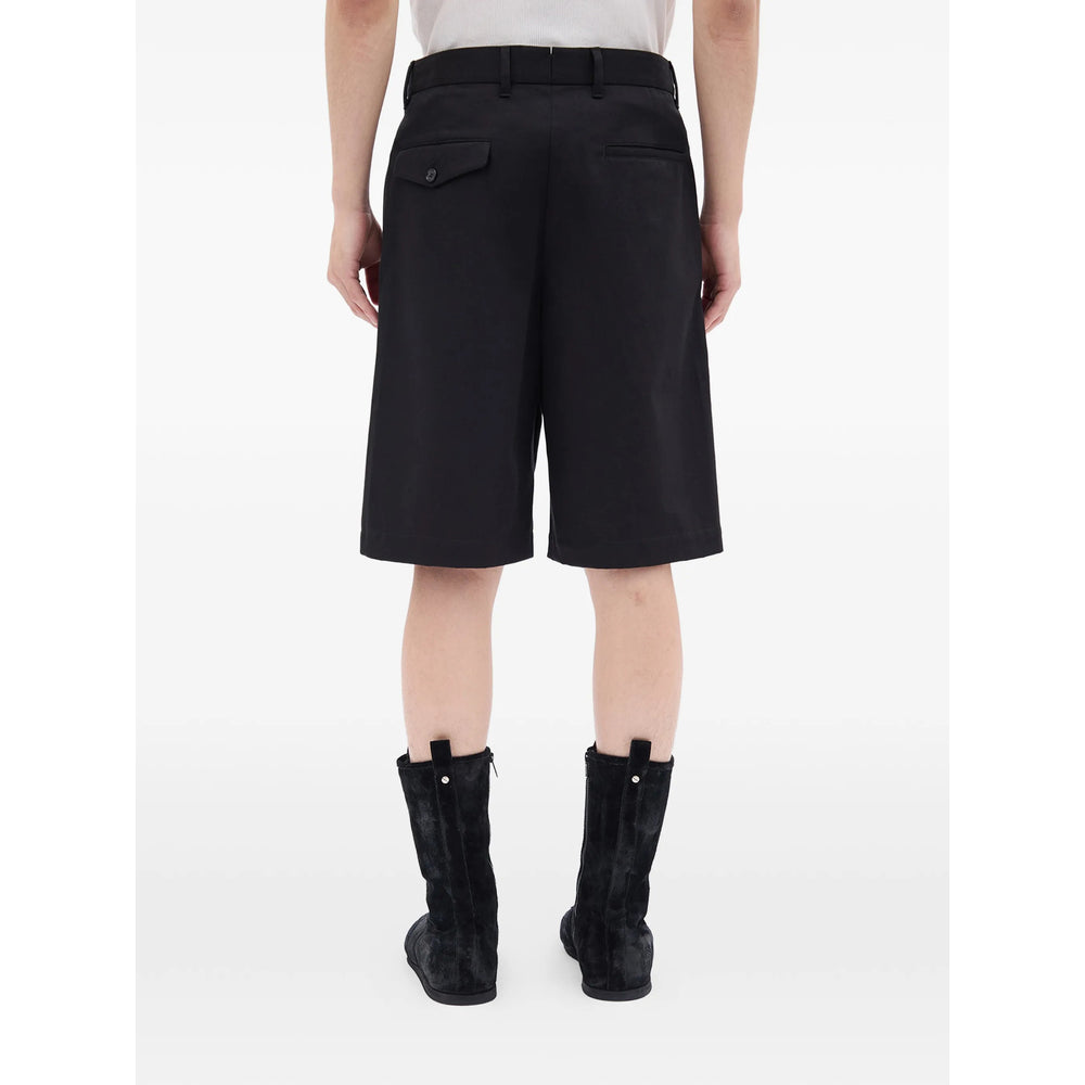 Ann Demeulemeester Black Shorts - Tailored Shorts Men ANN DEMEULEMEESTER